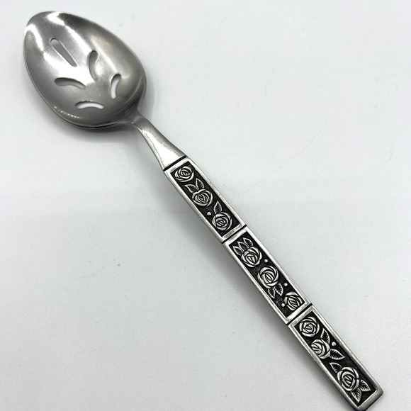Stanley Roberts DORETTE Slotted Pierced Serving Spoon Stainless, Made In Korea - Picture 4 of 8